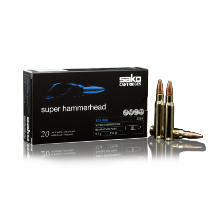 Sako super hammerhead 308 150gr  bonded soft point